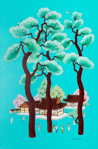 박미숙, 소나무가 품은 그곳에는-봄