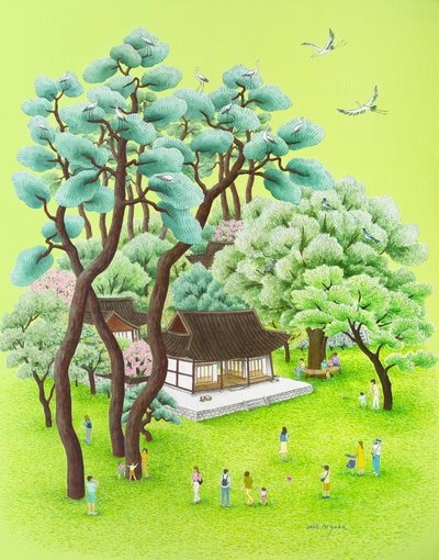 박미숙, 한여름 초록바람소리 들려오고