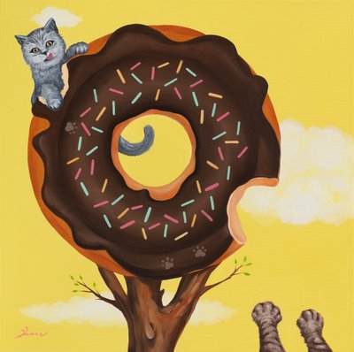 김경아, 충전이 필요해_초코도넛나무