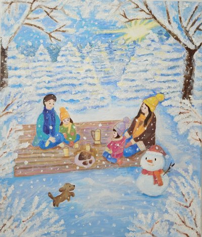 권미선, 하얀 눈 속의 우리