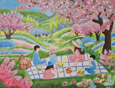 권미선, 가족,행복의 색을 담다