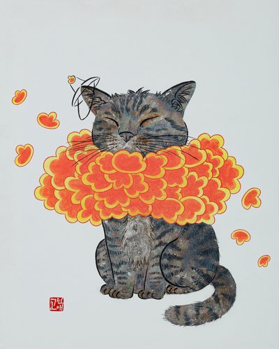 고선애, 꿈-꽃잎-은박산화