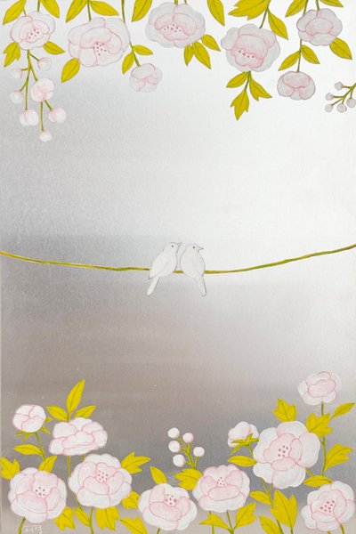박서영, 모란 화조도