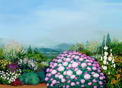 손영남, My Garden-멀리 강이 보이는 1