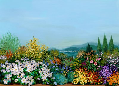손영남, My Garden-멀리 강이 보이는 3