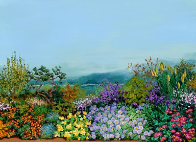 손영남, My Garden-멀리 강이 보이는 4