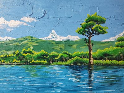 우라희, 태양빛을 쫓는- 여름날 오후의 안나푸르나