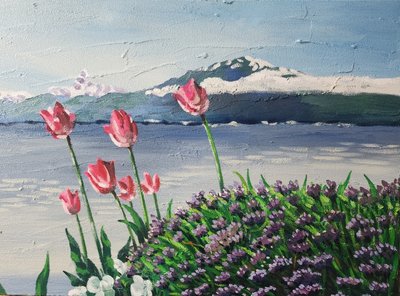 우라희, 태양빛을 쫓는 - 안나푸르나의 튤립꽃