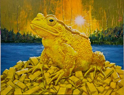 전하라, 금 두꺼비