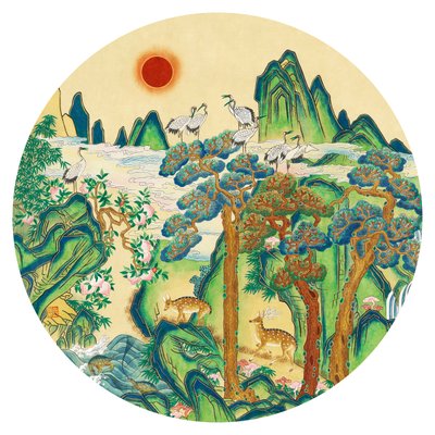 김윤기, 십장생도 I - 생명의 기운