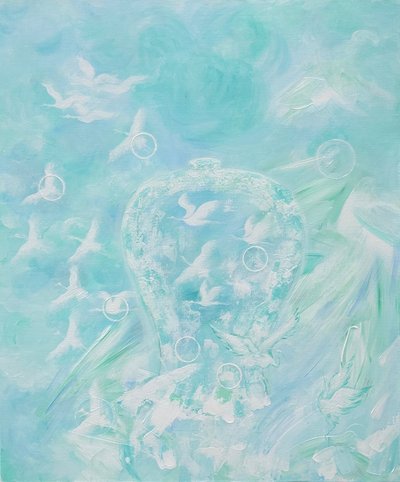 김채원, 고려청자의 향연1-운학문, 그 너머의 꿈