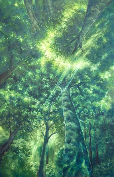 달그림, 초록빛 스며들다.