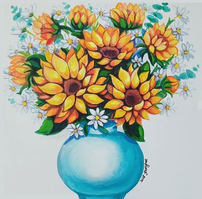 박영희, 꽃피다-해바라기