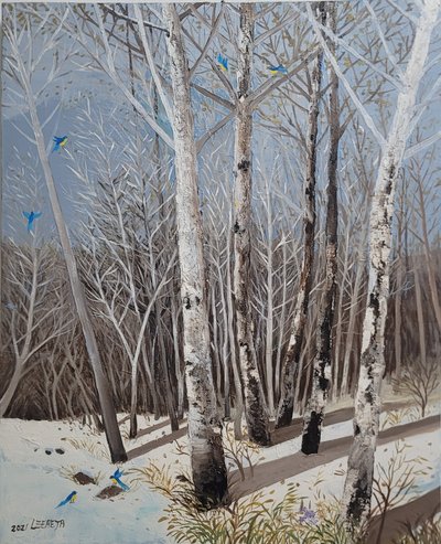 이애자, 봄이 온데~(파랑새의 봄소식 전달)