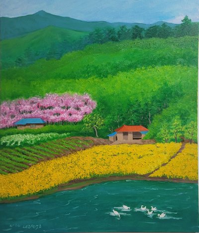 이애자, 따뜻하고,평화롭게.