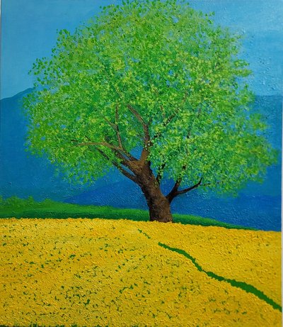 이애자, 그곳, 큰 나무 아래에서~