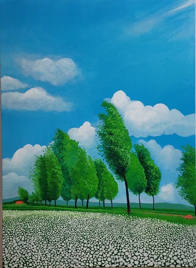 이애자, 싱그롭고,향기로운 바람이 분다.