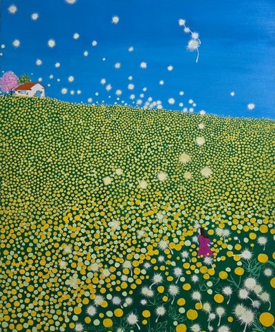 이애자, 민들레 홀씨,하늘 여행을 시작 해 볼까?