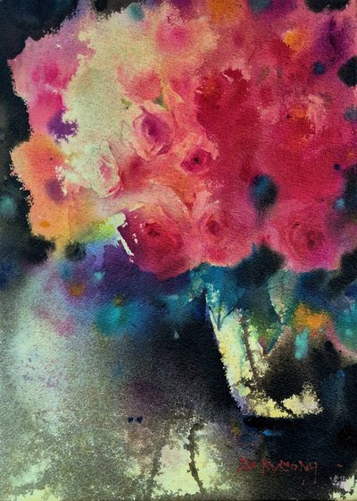 안모경, 장미 정물