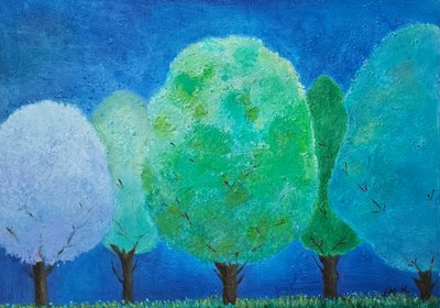 천인경, 푸르름