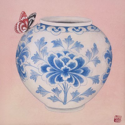 임영미, 모란화병도