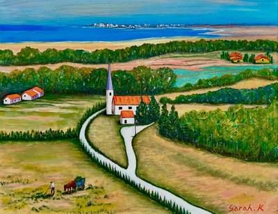 사라케이, 수평선이 보이는 프로방스 마을- 프랑스