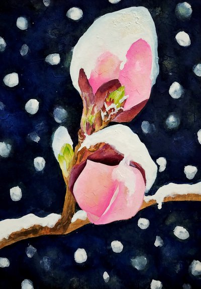 김수빈, 눈, 꽃봉오리