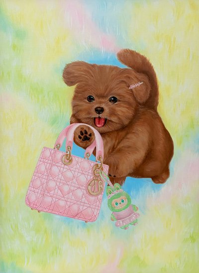 윤혜신, Luxury bag And Puppy