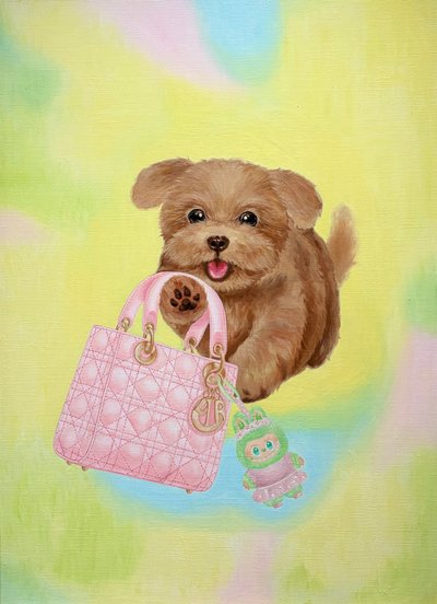 윤혜신, Luxury bag And Puppy