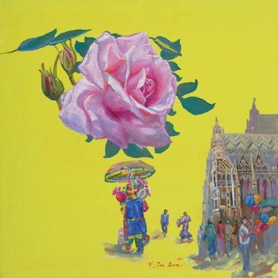 황두순, The Joy[장미, 오스트리아 성슈테판성당 앞 광장]