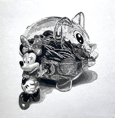 유병록, 미니마우스와 돼지저금통