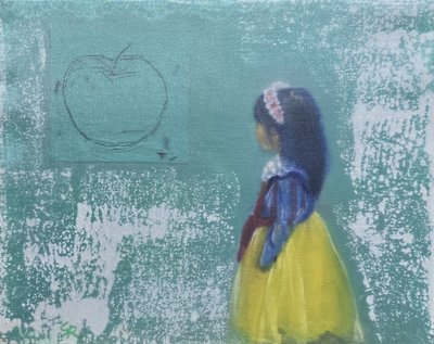 손미량, 아이의마음이머물렀던순간7 27x22cmoiloncanvas2025