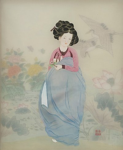 유용희, 미인도 - 평화의 노래