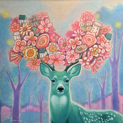 김연욱, 숲 속 사슴