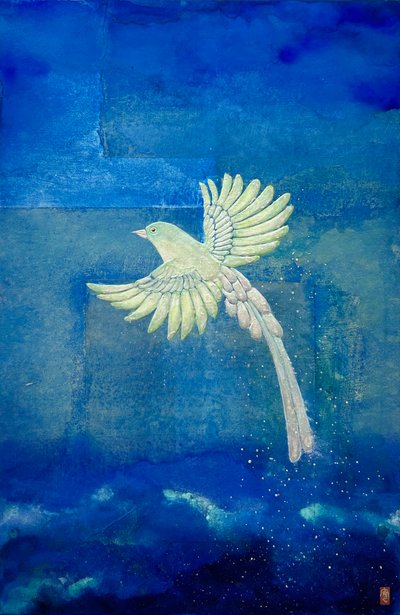 안선영, Blue hour_ 날아오르다2