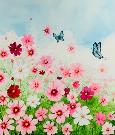 로즈풀, 바람을 타고 흐르는 코스모스
