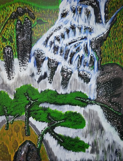 칼파 김영수, 봄 폭포