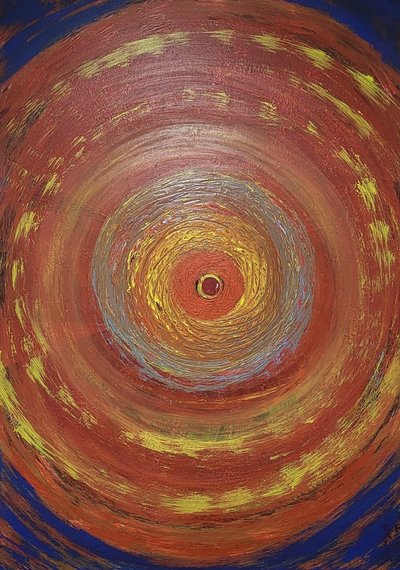 칼파 김영수, 태양의 탄생(서클추상화)