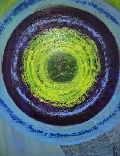 칼파 김영수, 식물의 탄생(서클추상화)