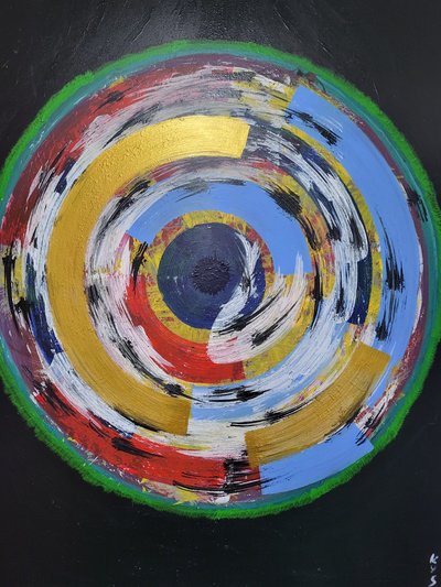 칼파 김영수, 운동하는 행성(서클추상화)