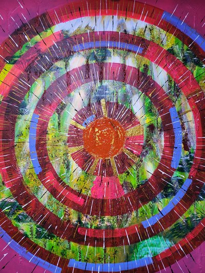 칼파 김영수, 글로리(영광)-서클추상화