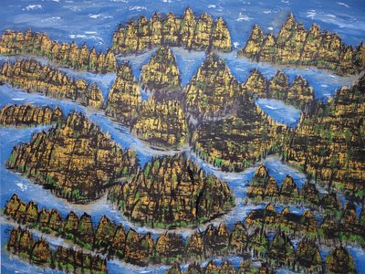 칼파 김영수, 섬-추상