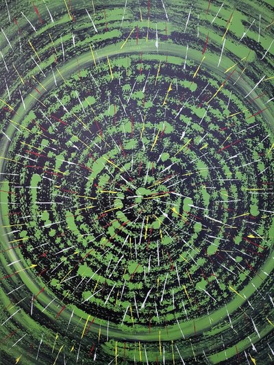 칼파 김영수, 녹색 행성(서클 추상화)