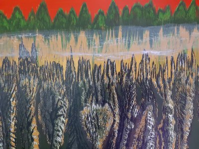 칼파 김영수, 몽유산수-기암도