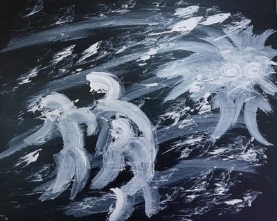 칼파 김영수, 의식의 흐름(비구상)-회피심리