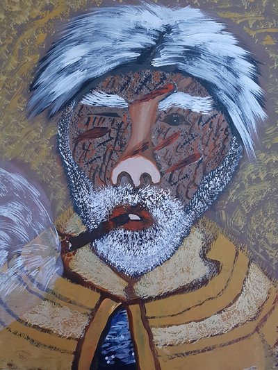 칼파 김영수, (담배를 문)은둔자