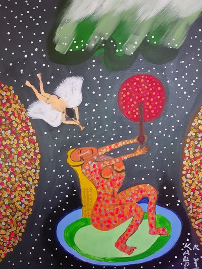 칼파 김영수, 수태고지의 현대적 해석