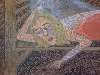 칼파 김영수, 고통의 시간-눈물로 글씨쓰기