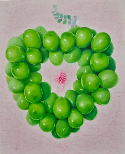 채숲, Message of Love (Acacia Leaves and Dove)