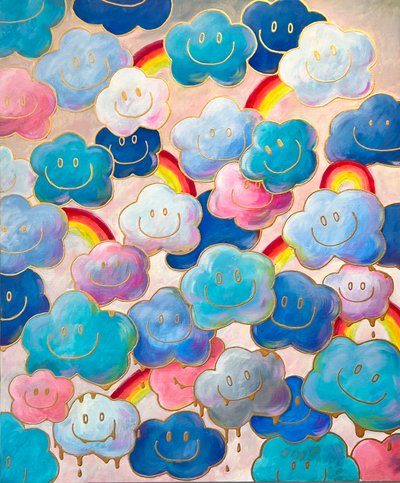 아라, Blank smile with rainbow